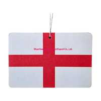 Diffuseur de parfum pour voiture en jersey avec drapeau de la Nouvelle-Angleterre, personnalisable en gros, pour la décoration de voiture
