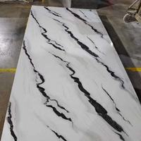 Nuevo 3mm UV mármol acrílico plástico techo translúcido decorativo 3D HOJA DE PVC tablero de panel de revestimiento de paredes