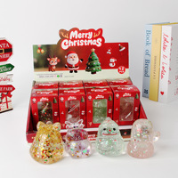 Ensemble de Squishies de Noël : Cloche, Nœud, Bonhomme de Neige, Arbre, Père Noël, Figurines Pailletées Douces au Toucher – Cadeau Idéal pour Enfants et Adultes – Vente de Fêtes