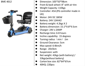 Motocicleta de Movilidad con Motor a Gasolina para Personas con Discapacidad - Product Image 5