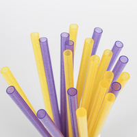 Pailles en plastique PP écologiques réutilisables de 10 mm avec paillettes pour gobelets, 30 cm de long, accessoires de bar de remplacement