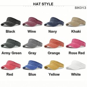 Vintage Open Crown Ponytail Baseball Cap Faded Cotton Golf <b>Hat</b> Summer Visor Sun Tennis <b>Hat</b> - Product Image 2