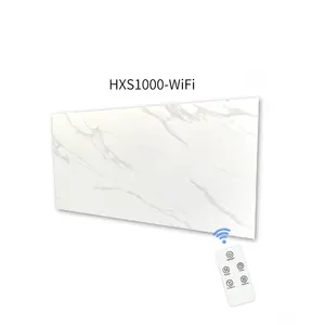 Calentador eléctrico inteligente con panel infrarrojo, dispositivo con control WiFi, 500W/1000W, 220-240V