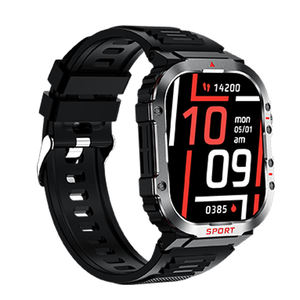 Montre connectée 2025 G45 2,01 pouces avec lampe de poche, moniteur de fréquence cardiaque et d'oxygène sanguin 1ATM pour sports de plein air masculins, Relojes Smartwatch IP67 - Product Image 5
