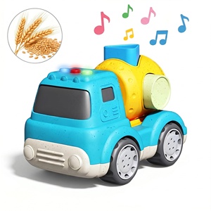 <span class=keywords><strong>Camion</strong></span> inertiel en paille de blé Zhorya, voiture à rétrofriction, blocs de construction, tri de formes, mini <span class=keywords><strong>camion</strong></span> coulissant de <span class=keywords><strong>dessin</strong></span> <span class=keywords><strong>animé</strong></span> avec lumière et musique - Product Image 1