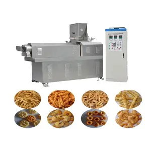 CE belgesi doritos mısır cipsi yapma makinesi mısır kızarmış bugle üretim hattı pirinç kabuk makinesi