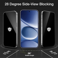 Protector de Pantalla de Privacidad para Xiaomi 18 Pro, Cristal Templado Antiespía Personalizado, Película de Vidrio Antiespía para Xiaomi 18 Pro Max