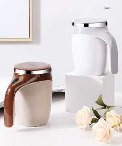 380ml Automatic Magnetic Self Stirring Mixing Coffee Cup <b>Travel</b> Stainless Steel Coffee <b>Mug</b> <b>With</b> <b>Lid</b> - Product Image 6