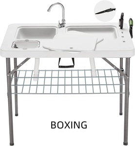 <strong>Lifetime</strong> Portable Plastic HDPE Fillet <strong>Table</strong> for Outdoor Cleaning - Product Image 2