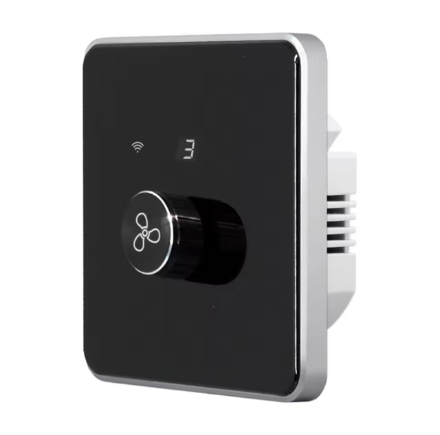 5 Level Speed 250W Tuya Smart WIFI Fan Switch Rotation Knob Switch Remote Work with Alexa Google Alice