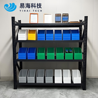 Boîte en plastique ondulé pliable écologique à assemblage rapide sans outils pour l'épicerie et la logistique d'urgence