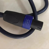 Connecteur mâle Speakon 4 pôles NL4FC, câble audio pour haut-parleur avec noyau en cuivre de 1 m, adaptateur pour amplificateur, système PA, équipement de scène DJ