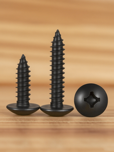 M3M4M5M6 Plated Black Cross/Flat Head Self-tapping <strong>Screws</strong> Large Head <strong>Wood</strong> <strong>Screws</strong> - Product Image 2