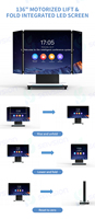 Pantalla LED Inteligente COB Todo en Uno de 138/165 Pulgadas, P1.25, 4K UHD, DCI-P3 95%, 3840Hz, Duplicación Inalámbrica, Acceso Frontal, para Conferencias