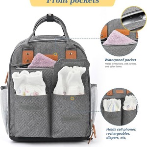 Sacs à langer HY7 pour maman <span class=keywords><strong>Sac</strong></span> à langer multifonctionnel <span class=keywords><strong>Sac</strong></span> à dos de <span class=keywords><strong>maternité</strong></span> <span class=keywords><strong>Sac</strong></span> à langer pour poussette - Product Image 3