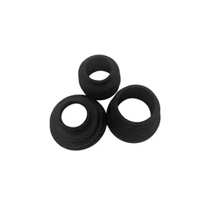 Customized Injection Molding 25mm 30mm 40mm 50mm Black Plastic Round Base Plastic Part