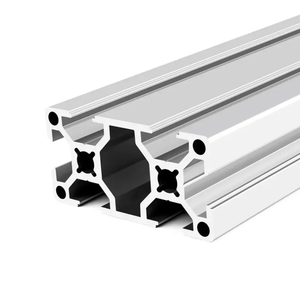 Profilés <span class=keywords><strong>en</strong></span> <span class=keywords><strong>aluminium</strong></span> 6063 à profil <span class=keywords><strong>en</strong></span> <span class=keywords><strong>T</strong></span>, sur mesure, 30*60mm, <span class=keywords><strong>blanc</strong></span> argenté, tolérance de 10%, pour établi industriel, tempérage T3-T8, non allié - Product Image 1