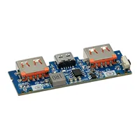 Carte de chargeur de batterie au lithium LED double USB 5V 2.4A Micro/Type-C USB Mobile Power Bank 18650 Module de charge