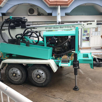 Allsome — petite remorque Portable, 180m, 200 mètres de longueur, engrenage de forage à eau diesel, puits, prix bon marché