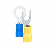 Fabrication PVC isolé SV fin en forme de U cuivre cosse connecteur de câble d'alimentation fourche Type bornes blocs connecteurs générationnels