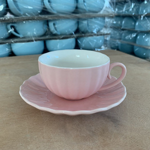 โลโก้ที่กำหนดเองนอร์ดิก200มิลลิลิตรสีขาวพอร์ซเลนถ้วยกาแฟเอสเพรสโซถ้วยและจานรองที่มีโลโก้ - Product Image 3