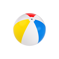 Ballon de plage gonflable Pursuefree en PVC, grand jouet gonflable pour enfants, ballon de plage gonflable pour l'extérieur et la mer