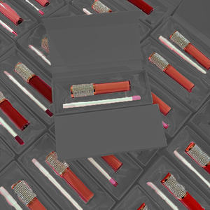 Luxury Packaging Box Matte Liquid Lipstick <strong>Lip</strong> <strong>Gloss</strong> <strong>Lip</strong> Pencil Private Label Lipgloss Lipliner <strong>Set</strong> pink - Product Image 4