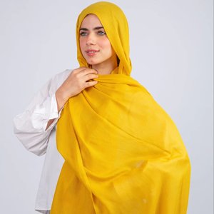 High Quality Plain Solid Color Modal Hijab Soft Draping Scarf Breathable Long <b>Comfortable</b> Modest Muslim Wear for Summer - Product Image 1
