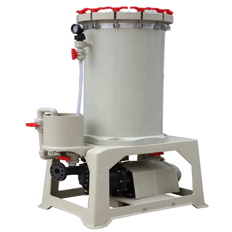 New product Plating Machinery Chemical Liquid Filter for aluminum anodizing machine electroplating barrel