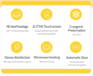 Tcn Hot Food rice Mexico <span class=keywords><strong>burrito</strong></span> Máy bán hàng tự động cho doanh nghiệp trong văn phòng sân bay - Product Image 2