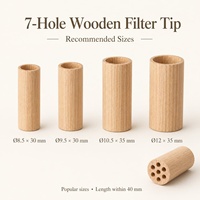 Embouts en bois en forme de W avec logo personnalisé 8,5 mm 9,5 mm 10 mm 11 mm 12 mm, embouts filtrants en bois pour fumer avec cône en papier à rouler