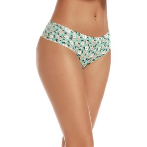 FOXA Lot de 5 strings sans couture pour femmes, taille mi-haute, imprimé floral, sous-vêtements - Product Image 2
