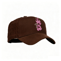 Groothandel op maat gemaakte 5-panel suède baseball caps met gebogen klep, zwart, originele Barbas hoeden, Scream G5 baseball caps