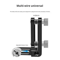 Collier de serrage universel en alliage d'aluminium compatible pour cage de caméra vidéo et appareil photo reflex numérique