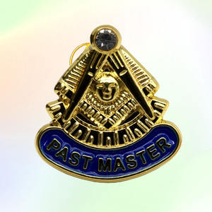 卸売カスタム3D彫刻金属バッジラインストーンブローチとフリーメーソンラペルピンメンズアクセサリーエナメル付きラペル用 - Product Image 5