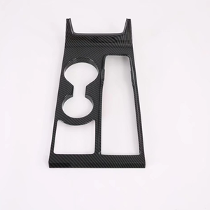Panel de Cambio de marchas de fibra de carbono para coche, cubierta protectora embellecedora, Kit de carrocería, accesorios mejorados para <span class=keywords><strong>Hyundai</strong></span> <span class=keywords><strong>Tucson</strong></span> <span class=keywords><strong>2019</strong></span> - Product Image 2