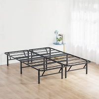 California Hotel Double Twin Full Metal King Size Plateforme moderne Queen pour enfant avec cadre de lit de rangement pour enfant avec rangement