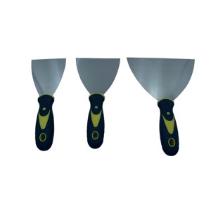 Espátula industrial de acero inoxidable para espejos, herramienta de pintura para paneles de yeso, agarre cómodo, varios tamaños, raspador, espátula para construcción - Product Image 1
