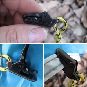 57666 # <span class=keywords><strong>pinces</strong></span> de verrouillage de crocodile coupe-vent robustes Clips de support de bâche PP 20mm <span class=keywords><strong>pour</strong></span> le camping en plein air - Product Image 4