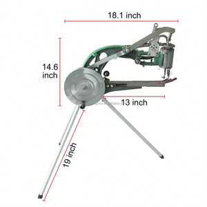 Manual Leather Sewing <b>Machine</b> <b>Hand</b> Shoe Mending <b>Machine</b> Patcher Dual Cotton Nylon Line Sewing <b>Machine</b> - Product Image 2