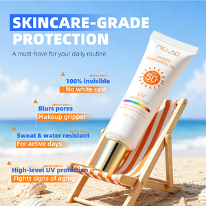 เจลกันแดดเนื้อบางเบาสำหรับผิวคล้ำ SPF50+ PA+++ ไม่ทำให้ผิวเหลือง ติดทนน้ำ ใช้ร่วมกับเครื่องสำอางได้ 30 มล. - Product Image 4
