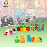 Gélatine Agar Les Bonbone De Bonbon Carton Candy Gummy Bear Maker Machine Bonbons Qarn Ghazal Ligne de production