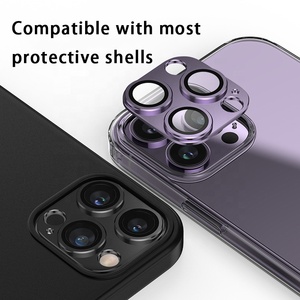 Protecteur d'objectif d'appareil photo professionnel en verre saphir 3D <span class=keywords><strong>ultra</strong></span>-fin à couverture complète pour 11 12 13 <span class=keywords><strong>Pro</strong></span> Max <span class=keywords><strong>14</strong></span> Plus - Product Image 2