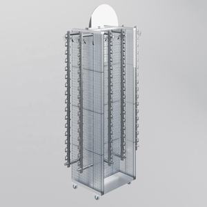 Tienda óptica Metal Bloqueable Gafas Marco Estante de exhibición Soporte Varillas Piso Gafas de sol Exhibición con ruedas - Product Image 5