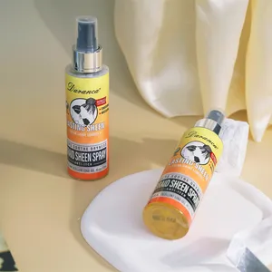 120ML semprotan kepang kunci Logo kustom semprotan kepang terbaik untuk rambut alami kilau tinggi untuk rambut kusam