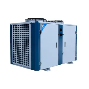 Unidad de condensación tipo caja R22 Gas refrigerante para enfriador de cámara fría Condensador tipo U