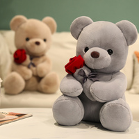 Ours en peluche rose mignon super doux, cadeau de Saint-Valentin pour déclaration d'amour, petit ours en peluche pour petite amie, grande quantité