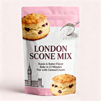 Emballage en plastique personnalisé pour biscuits, fruits, légumes, en-cas, scones, mélange de flocons d'avoine, biscuits, sachets debout, pochettes