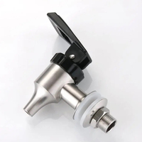 Robinet de vin de robinet de bière en acier inoxydable SS304 à bas prix pour le remplacement du distributeur de boissons à eau prêt à expédier
