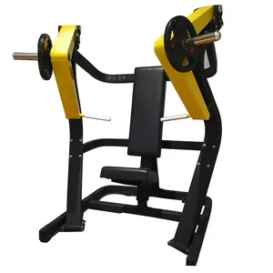 Profesyonel spor salonu fitness ayakta geniş göğüs basın makinesi kullanarak promosyon çeşitli dayanıklı